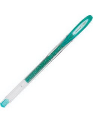 Uni-Ball Signo Sparkliνg UM-120SP Στυλό Gel 1mm Τιρκουάζ με Glitter