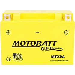 Motobatt Μπαταρία Μοτοσυκλέτας MTX9A 125A 9Ah
