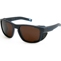 Julbo J544-6112 Ανδρικά Γυαλιά Ηλίου Μάσκα Κοκάλινα Μαύρα με Καφέ Φακό