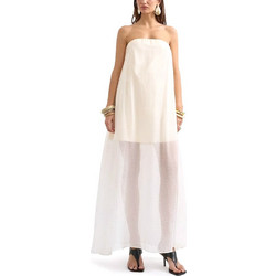 Topshop Maxi Καλοκαιρινό Φόρεμα για Γάμο / Βάπτιση Εκρού 31001187
