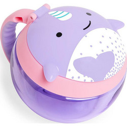 Skip Hop Unicorn Πλαστικό Παιδικό Δοχείο Φαγητού Λιλά 221ml