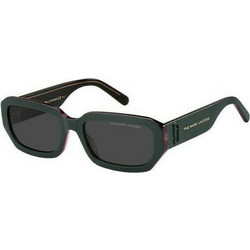 Marc Jacobs MARC614/S ZI9 Ανδρικά Γυαλιά Ηλίου Ορθογώνια Κοκάλινα Πράσινα με Μαύρο Φακό