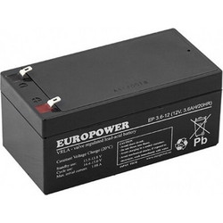 Europower EP 3.6-12 Μπαταρία VRLA-AGM 12V 3.6Ah