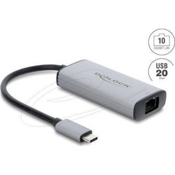 DeLOCK 81590 Ενσύρματος Ethernet USB-C Αντάπτορας Δικτύου 10Gbps