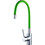 Interflex Flex 086862 Μπαταρία Κουζίνας Πάγκου Διπλής Παροχής Ανάμεικτη με Εύκαμπτο Ρουξούνι Πράσινη
