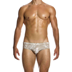 Modus Vivendi Floreale Classic Αθλητικό Ανδρικό Μαγιό Σλιπ Floral Πράσινο Mint ES2512