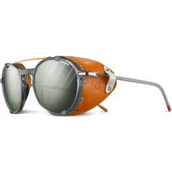 Julbo J5649051 Ανδρικά Γυαλιά Ηλίου Στρογγυλά Μεταλλικά Ασημί με Πράσινο Φακό