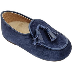 Babywalker Βαπτιστικά Loafers για Αγόρι Δερμάτινα Ανατομικά Μπλε PB5187