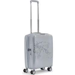 Roncato Βαλίτσα Καμπίνας 55x40x20cm με 4 Ρόδες Ασημί