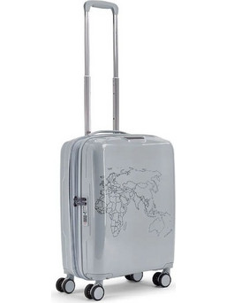 Roncato Βαλίτσα Καμπίνας 55x40x20cm με 4 Ρόδες Ασημί