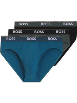 Hugo Boss Ανδρικά Σλιπ Βαμβακερά 3Pack 50531681-962