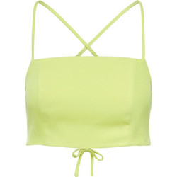 Only Γυναικείο Καλοκαιρινό Crop Top Lime 15283899