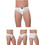 Lido Ανδρικά Σλιπ Βαμβακερά Λευκά 4Pack 110
