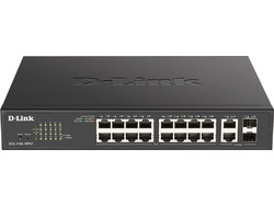 D-Link DGS-1100-18P V2 Managed L2 Switch με 16 Θύρες Ethernet 1000Mbps και 2 SFP θύρες
