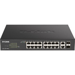 D-Link DGS-1100-18P V2 Managed L2 Switch με 16 Θύρες Ethernet 1000Mbps και 2 SFP θύρες