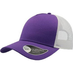 Atlantis Rapper Καπέλο Jockey με Δίχτυ Snapback Υφασμάτινο Μωβ