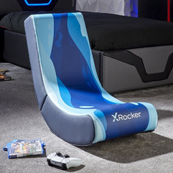 X Rocker Καρέκλα Gaming Δερματίνης Μπλε Λευκή 2022084