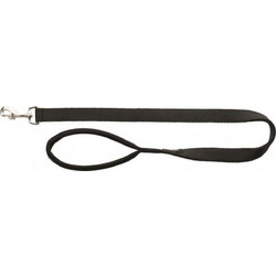 Trixie Premium Λουρί Σκύλου 1.2m x 15mm Μαύρο