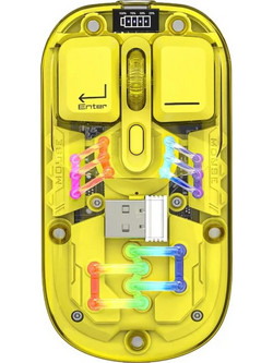 JX-XWD118 Ασύρματο Bluetooth Ποντίκι Transparent