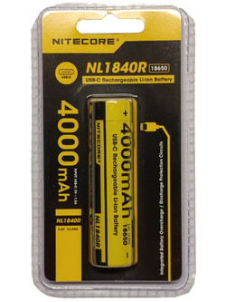 Nitecore NL1840R 18650 4000mAh 1τμχ