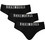Bikkembergs Ανδρικά Σλιπ Βαμβακερά Μαύρα 3Pack 3PACK BKK1USP10TR