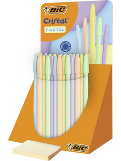 BIC Cristal Pastel Orange Στυλό Διαρκείας 1mm Μπλε 302550
