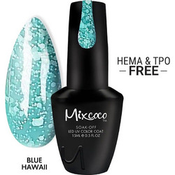 Mixcoco Snow Flake Blue Hawaii Ημιμόνιμο Βερνίκι Νυχιών 15ml