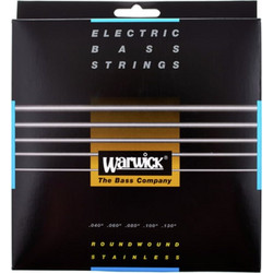 Warwick Black Label Σετ 5 Χορδές Ηλεκτρικού Μπάσου Stainless Steel 40-130"