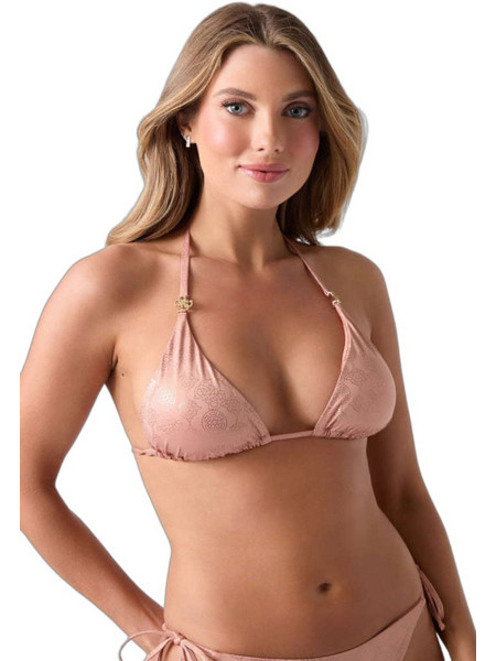 Guess Nerea Bikini Top Τριγωνάκι Ροζ E6GJ27KF462