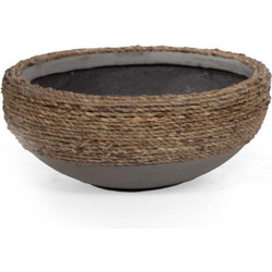 Soulworks Concrete M Γλάστρα Στρογγυλή Τσιμεντένια 37x17cm 0830032