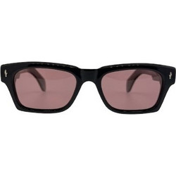 Enzo SZ8309 C3 Ανδρικά Γυαλιά Ηλίου Τετράγωνα Κοκάλινα Μαύρα με Καφέ Φακό