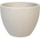 Plastona Bowl Leather Stone Γλάστρα Εσωτερικού Χώρου Στρογγυλή Πλαστική Εκρού 50x37cm 030.BOWL50ST