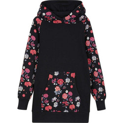 Bonprix Παιδικό Φόρεμα Floral Μαύρο Φούξια 937517