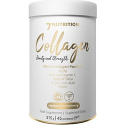 7Nutrition Collagen Raspberry Strawberry με Βιοτίνη & Βιταμίνη C 315gr