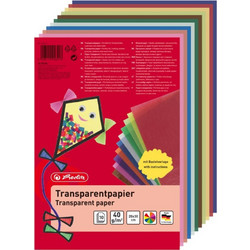 Herlitz Ριζόχαρτο Πολύχρωμο 20x30cm 10τμχ 246413