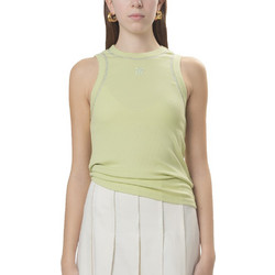 DKNY Γυναικείο Καλοκαιρινό Top Βαμβακερό Lime DJ5T1380