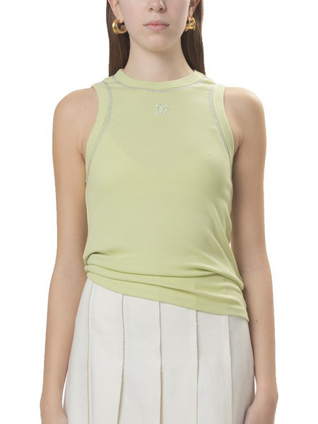 DKNY Γυναικείο Καλοκαιρινό Top Βαμβακερό Lime DJ5T1380