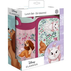 Must Disney Πλαστικό Παιδικό Σετ Δοχείο Φαγητού Πολύχρωμο 800ml