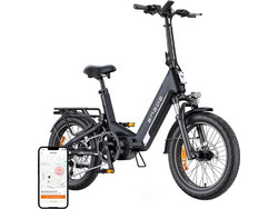 Engwe L20 Pro 3.0 Σπαστό Ηλεκτρικό Ποδήλατο Πόλης 20" 250W με Δισκόφρενα Μαύρο