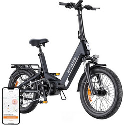 Engwe L20 Pro 3.0 Σπαστό Ηλεκτρικό Ποδήλατο Πόλης 20" 250W με Δισκόφρενα Μαύρο