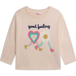 Dpam Good Feeling Παιδικό T-Shirt Μακρυμάνικο Σομόν ZAPATEE2