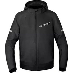 Motowolf MDL0520 Ανδρικό Αδιάβροχο Μπουφάν Αντιανεμικό 3XL Μαύρο