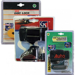Auto GS 23000 Κλειδαριά Δισκόφρενου Μηχανής 9.5mm Μαύρη