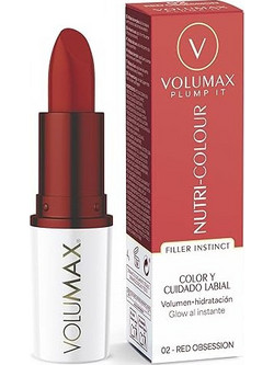 Volumax Plump-It Nutri-Colour 02-Red Obsession Lip Balm με Χρώμα 4gr