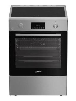 Indesit I6I8LCSX Κουζίνα Ηλεκτρική 72lt με Επαγωγικές Εστίες 60cm