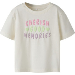 Name It Παιδικό T-Shirt Κοντομάνικο Μπεζ 13251519