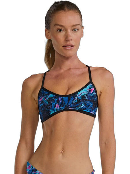 TYR Durafast Elite (R) Αθλητικό Bikini Top Μπουστάκι Μπλε T04025390