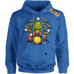 Takeposition Drummer Machine Παιδικό Φούτερ με Κουκούλα Royal Blue 811-1687