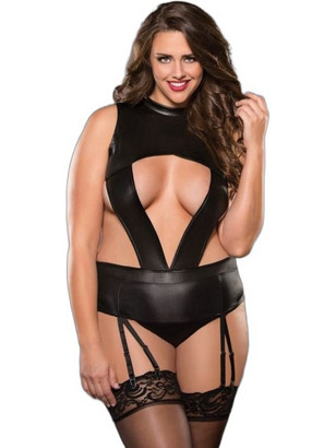 Allure Sexy Κορσές με Ζαρτιέρες Μαύρος 883045906571