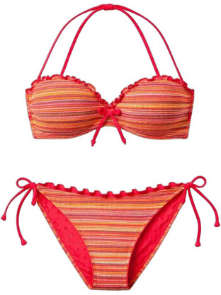 Lida Bikini Set Strapless Κοραλί 9-02549-0249